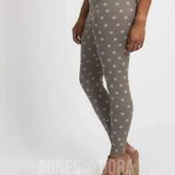 Agnes & Dora Leggings Polka Dot Gray - Picture 1 of 3